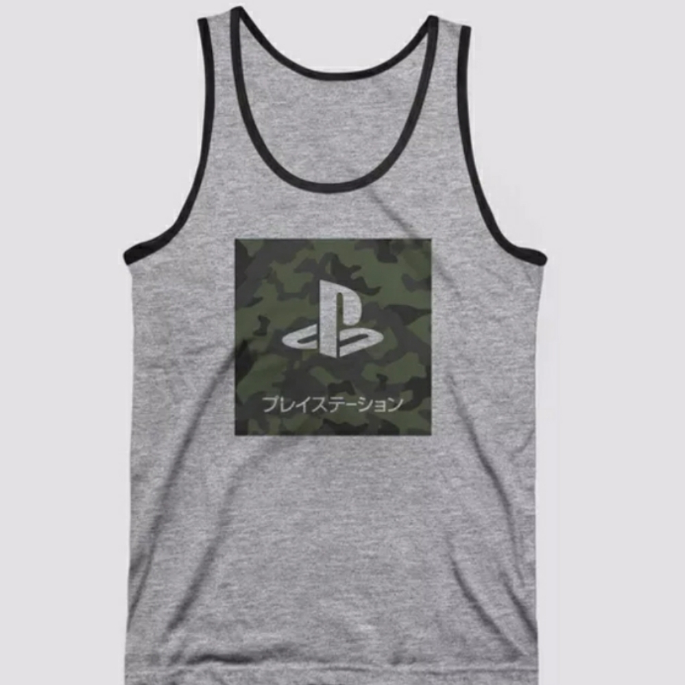Playstation Men's Camo Print Tank Top